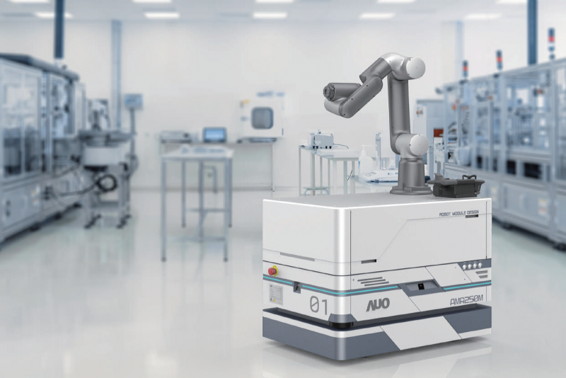 G22恒峰整合AI人工智慧、IoT物聯網與Cloud雲端平台服務，開發模組化AMR 250M自主移動機器人，滿足多元自動化生產需求，在智慧工廠中扮演著串接和搬運的角色